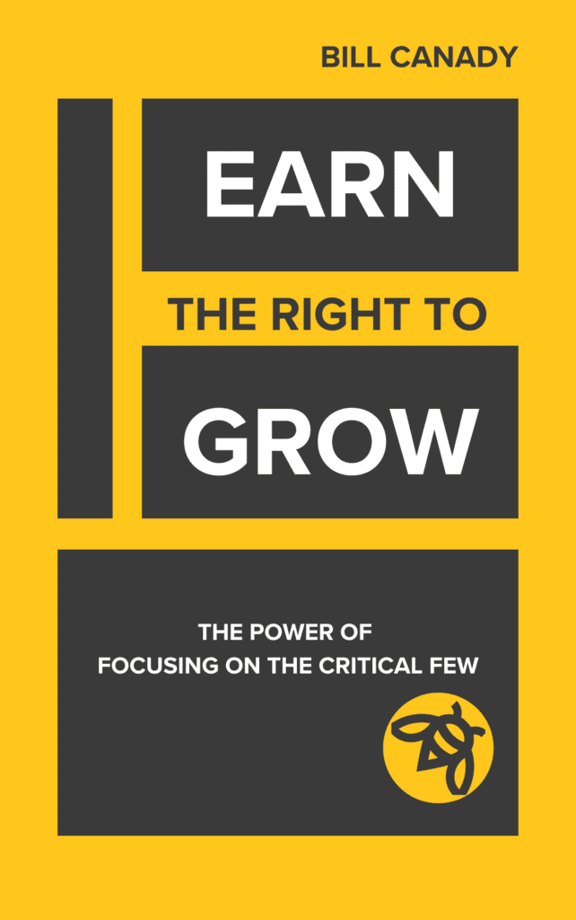 Earn the Right To Grow black and yellow