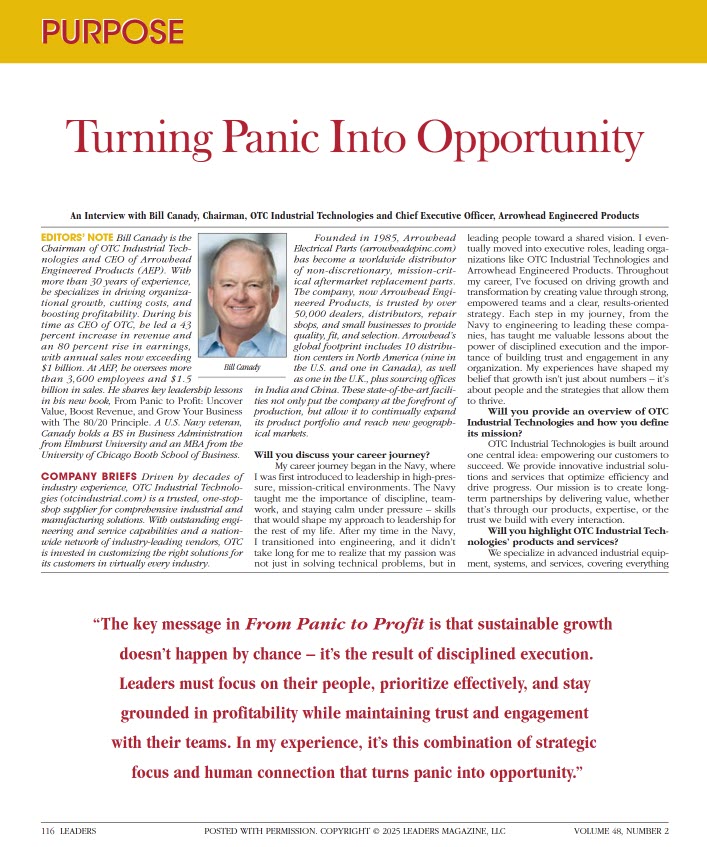Bill Canady Leaders Magazine