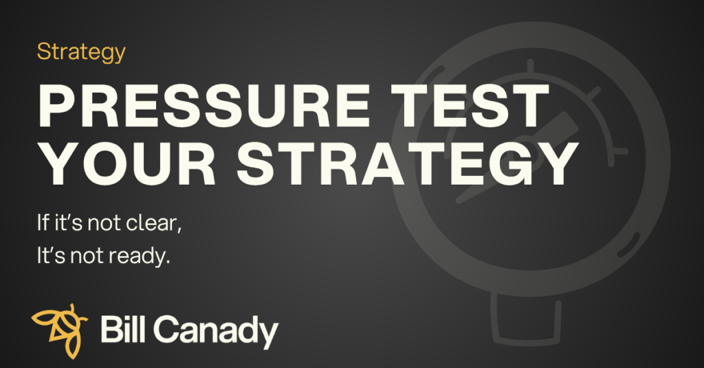 How to Pressure Test Your Own Strategy