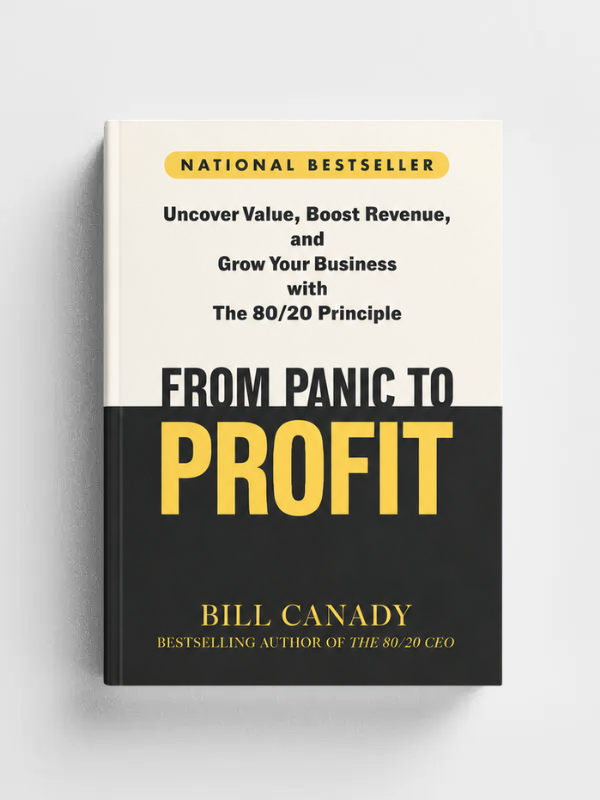 from panic to profit book mockup
