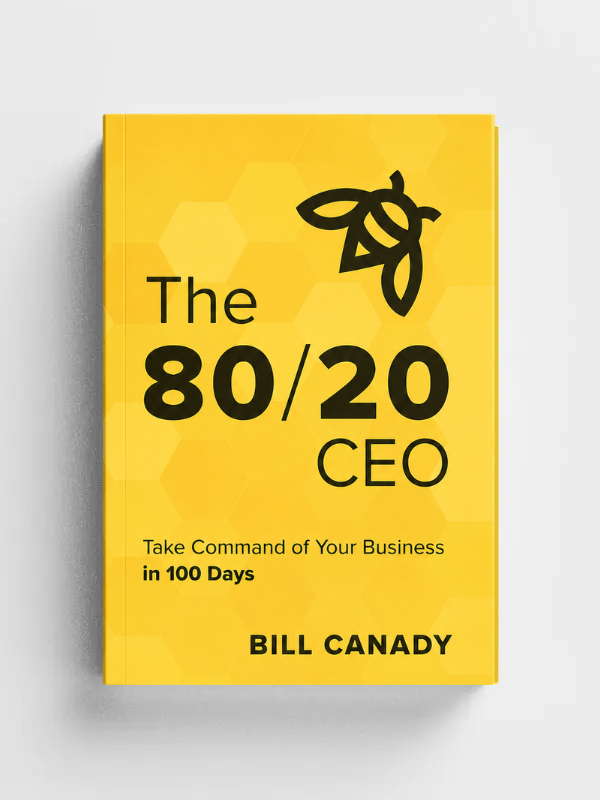 the 80 20 CEO book mockup